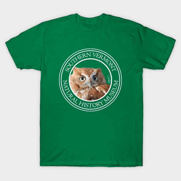 Cedar the Screech Owl T-Shirt by VermontMuseum